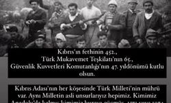 "Kıbrıs adasının her köşesinde Türk milletinin mührü var"