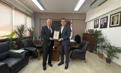 İçişleri Bakanı Oğuz, Rauf Denktaş Üniversitesi Yetkililerini Kabul Etti