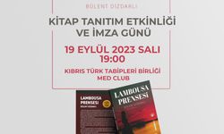 Dizdarlı’nın Yeni Kitabı "Lambousa Prensesi" Yarın Tanıtılıyor