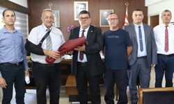Maliye Bakanı Berova Kıbrıs Türk Polis Mensupları Derneği'ni Kabul Etti