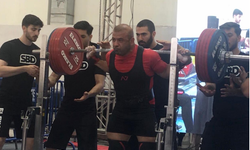 KKTC Halter ve Vücut Geliştirme Federasyonu Milli Takımı sporcusu Mehmetali Deniz’den Powerlifting Türkiye rekoru…..