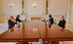 Cumhurbaşkanı Tatar, Azerbaycan Cumhurbaşkanı İlham Aliyev İle Görüştü