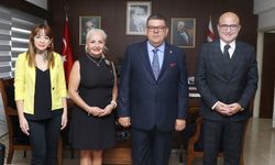 Maliye Bakanı Berova, KİÜ Heyetini Kabul Etti