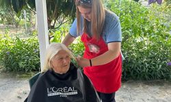 Mehmetçik Büyükkonuk Belediyesi, Yaşlılara Evde Saç Bakım Ve Sağlık Hizmetleri Sağlıyor