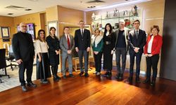 Kıbrıs Türk Kültür Derneği, Türkiye Barolar Birliği Başkanı Erinç Sağkan’ı ziyaret etti