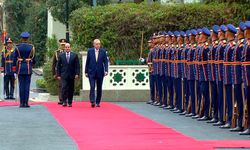 Türkiye Cumhurbaşkanı Erdoğan Kahire'de resmi törenle karşılandı