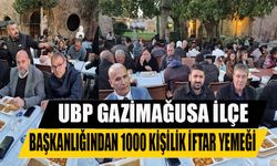 UBP Gazimağusa ilçe başkanlığından 1000 kişilik iftar yemeği