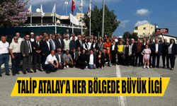 Talip Atalay'a her bölgede büyük ilgi