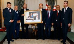 Cumhurbaşkanı Ersin Tatar, Fırat Üniversitesi Yetkililerini Kabul Etti