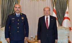 Cumhurbaşkanı Ersin Tatar, Lefkoşa Polis Müdürü Tarkan Kızıltuğ’u Kabul Etti