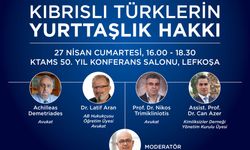 “İnsan Hakları Bağlamında Kıbrıslı Türklerin Yurttaşlık Hakkı” Konulu Panel Düzenleniyor