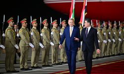 Türkiye Cumhurbaşkanı Erdoğan Erbil'de Törenle Karşılandı