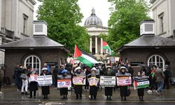 ABD Üniversitelerindeki Filistin'e Destek Gösterilerine Londra'daki Ucl Öğrencileri De Katıldı