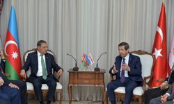 Dışişleri Bakanı Ertuğruloğlu, Türkiye Ve Azerbaycan Parlamentoları Dostluk Grupları Heyetini Kabul Etti