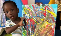 Gana'da 17 Aylıkken Resim Yapan Liam, Dünyanın "En Genç Erkek Sanatçısı" Oldu