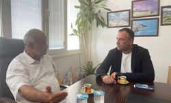 TDP Heyeti, Lefke Belediye Başkanı Aziz Kaya’yı Ziyaret Etti
