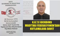 K.K.T.C KICKBOKS MUAYTHAI FEDERASYONUN'DAN KUTLAMALARA DAVET