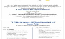 “II. Türkiye-Azerbaycan-KKTC Kadın Girişimciler Zirvesi” Yarın Yapılıyor