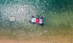Marmara Denizi'nde Kıbrıs Barış Harekatı'nın 50. Yıl Dönümünde KKTC Bayrağı Açtılar