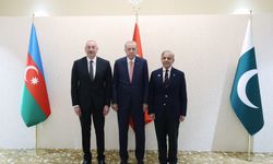 TC Cumhurbaşkanı Erdoğan, Azerbaycan Cumhurbaşkanı Aliyev Ve Pakistan Başbakanı Şerif İle Üçlü Toplantı Yaptı