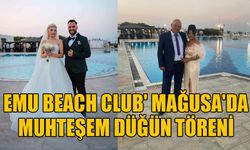 Emu Beach Club' Mağusa'da muhteşem düğün töreni