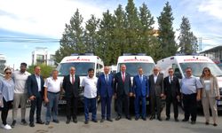 İş insanlarından Dr. Burhan Nalbantoğlu Devlet Hastanesi’ne 3 ambulans