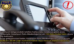 Güzelyurt Polis Müdürlüğü'ne ait telefon hatları arızalı...