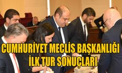 Cumhuriyet Meclis başkanlığı ilk tur sonuçları