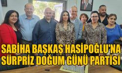 Sabiha Başkaş Hasipoğlu'na sürpriz doğum günü partisi