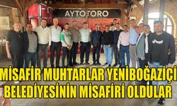 Misafir muhtarlar Yeniboğaziçi Belediyesinin misafiri oldular