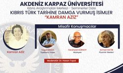 Akdeniz Karpaz Üniversitesi Yarın Kamran Aziz’e Vefa Semineri Düzenliyor