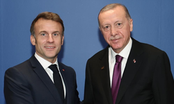 Türkiye Cumhurbaşkanı Erdoğan, Fransa Cumhurbaşkanı Macron İle Bir Araya Geldi