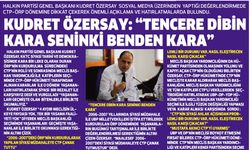 Kudret Özersay: “Tencere dibin kara seninki benden kara.”