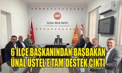 6 ilçe başkanından başbakan Ünal Üstel'e tam destek çıktı