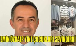 Emin Özkalp yine çocukları sevindirdi