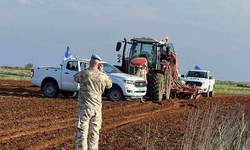 Derinya’daki ara bölgede Rum çiftçiler ile UNFICYP mensupları arasında gerginlik yaşandı