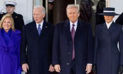 Trump İle Biden, Beyaz Saray'daki Geleneksel Çay İçme Seremonisinin Ardından Yemin Töreni İçin Kongreye Geçti