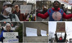 ABD'nin Başkenti Washington'da Elon Musk'ın Hükümet Üzerindeki Etkisi Protesto Edildi