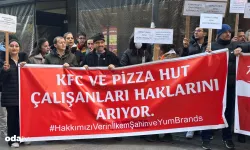 KFC ve Pizza Hut çalışanlarından protesto