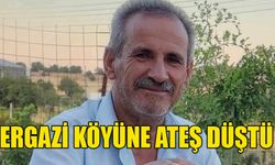 Ergazi köyüne ateş düştü