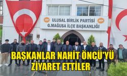 Başkanlar Nahit Öncü'yü ziyaret ettiler