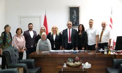 Bakan Çavuşoğlu, Mehmetçik Büyükkonuk Belediye Başkanı Tuğlu ve heyetini kabul etti