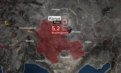 Konya'da 5,2 büyüklüğünde deprem