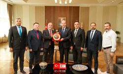 Cumhurbaşkanı Ersin Tatar, İŞAD heyetini kabul etti