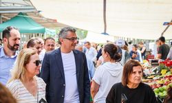 Erhürman, Güzelyurt açık pazar ve çarşısını ziyaret etti
