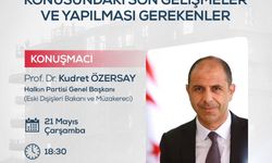 “Kıbrıs’ta Mülkiyet Konusundaki Son Gelişmeler ve Yapılması Gerekenler” konulu konferans bugün yapılacak