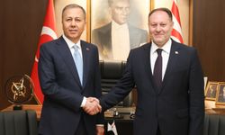 Meclis Başkanı Öztürkler, Ali Yerlikaya’yı kabul etti