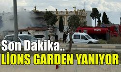 Lions Garden yanıyor
