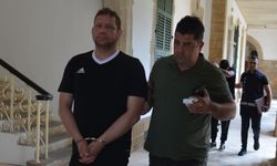 Ercan'da polisi darp eden zanlı mahkemeye çıkarıldı!