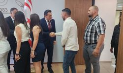 İçişleri Bakanı Dursun Oğuz, Kurban Bayramı dolayısıyla personelle bayramlaştı